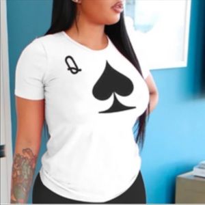 Queen of spades tee